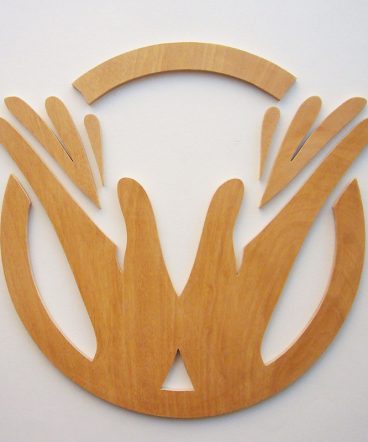 letras de madera natural