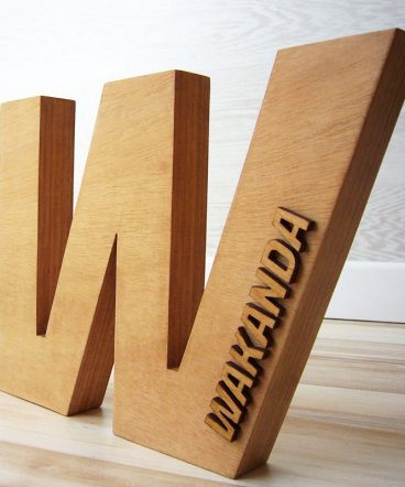 logo de madera personalizado