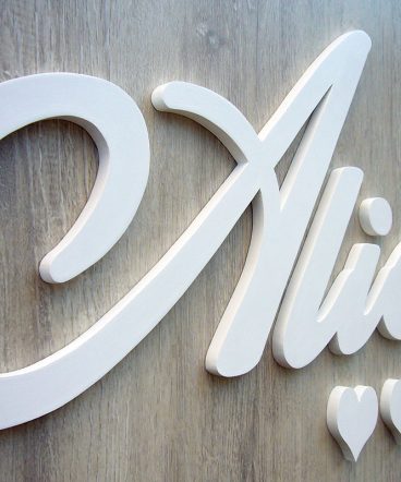 nombre de madera blanco