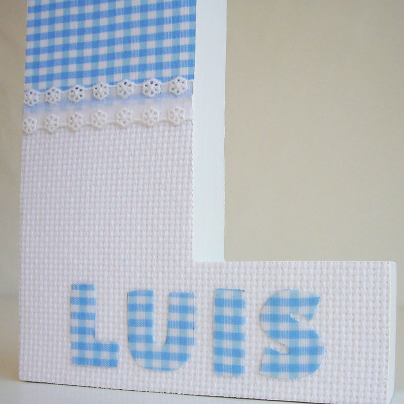 L decorada con nombre Luis - Imagen 5