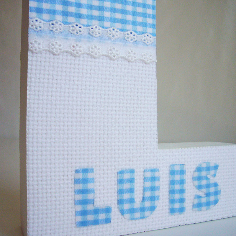 L decorada con nombre Luis - Imagen 3