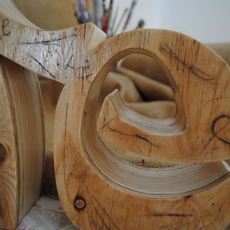 life de madera maciza grande