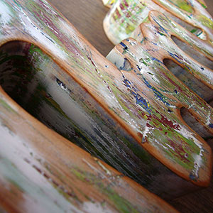 palabra amor de madera estilo vintage