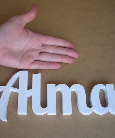 nombre alma blanco liso de pared