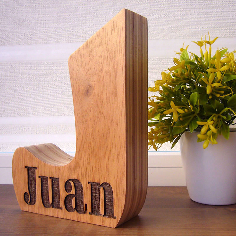 letra j personalizada con nombre juan