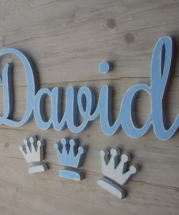 nombre de madera personalizado david