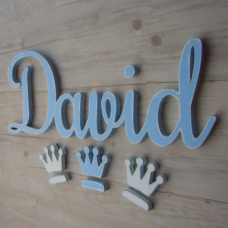nombre de madera personalizado david