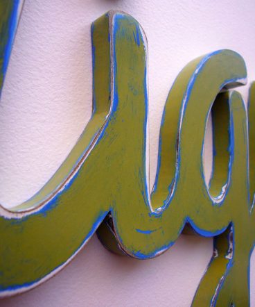 miguel nombre verde vintage