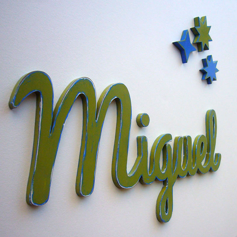 miguel nombre color verde