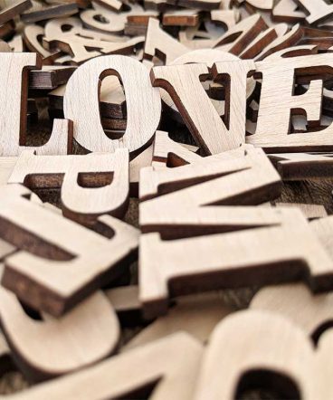 abecedario de madera a la carta