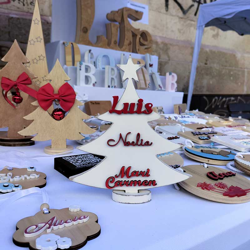 arbol de navidad personalizable