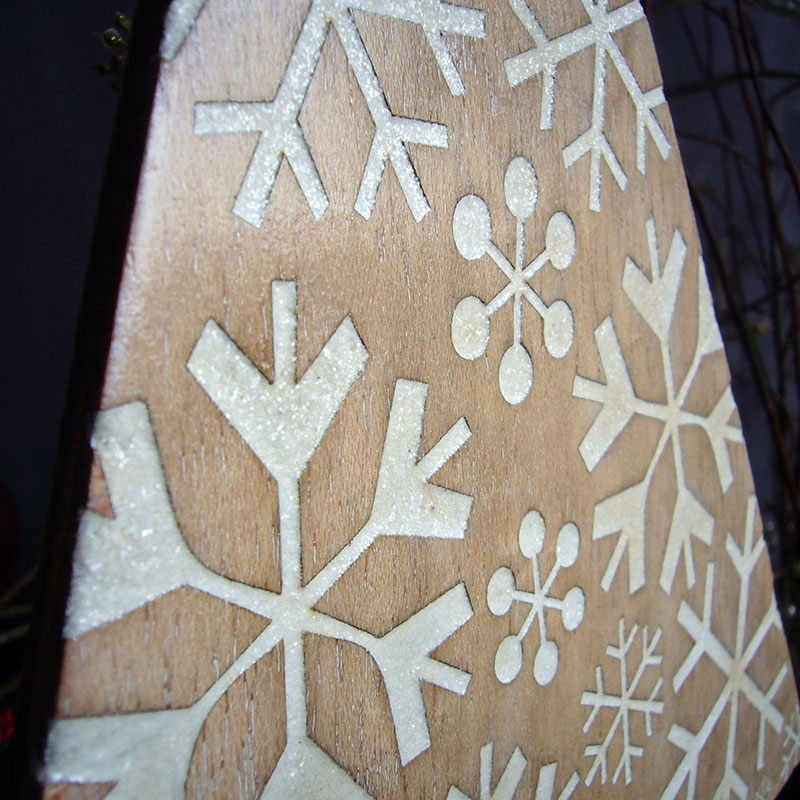 Árbol con copos de nieve - Imagen 2