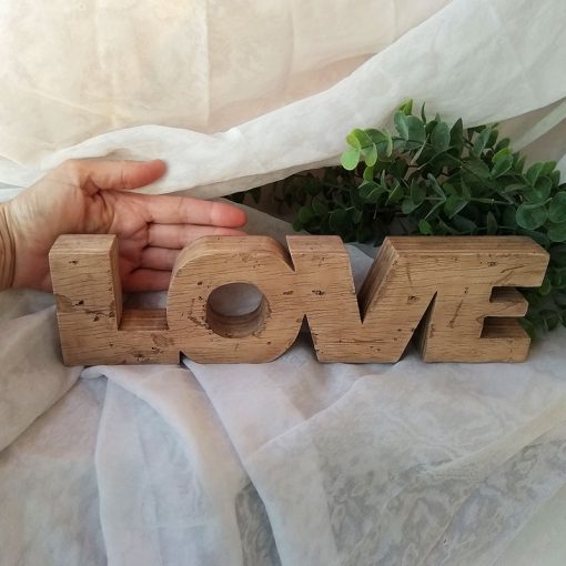 love envejecido vintage