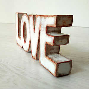 love de madera vintage