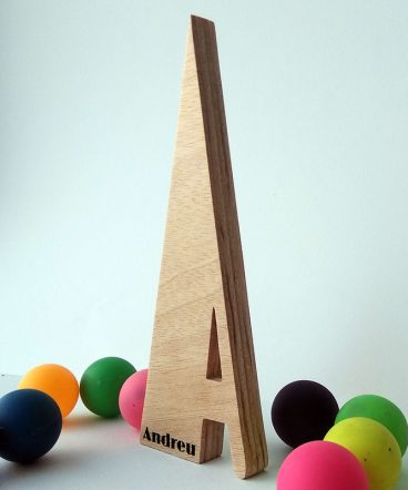 letra de madera personalizada andreu