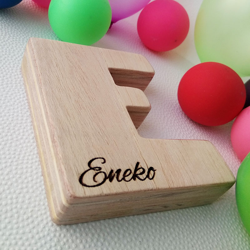 Letra E con nombre Eneko grabado - Imagen 7