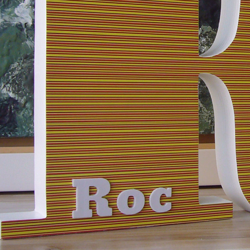 Letra Y griega personalizable en color blanco - Imagen 7