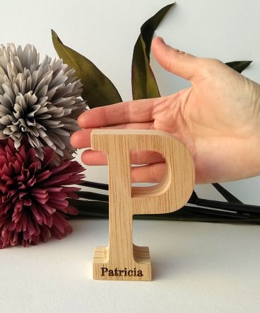 letra p personalizada con patricia