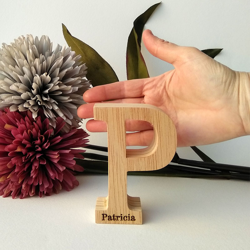 letra p personalizada con patricia