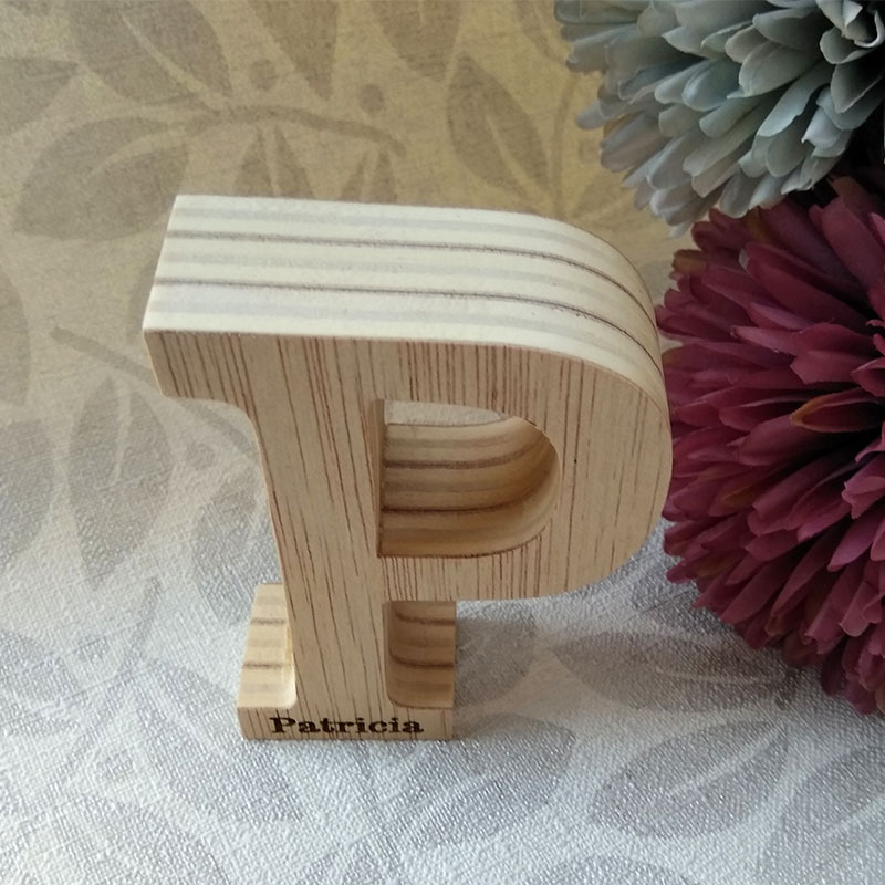 letra p con nombre patricia