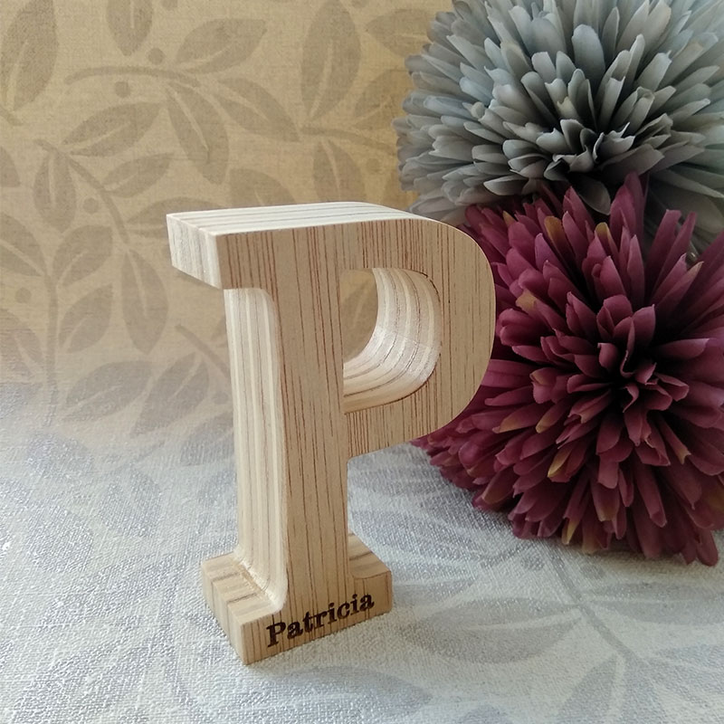 letra p con personalizacion patricia