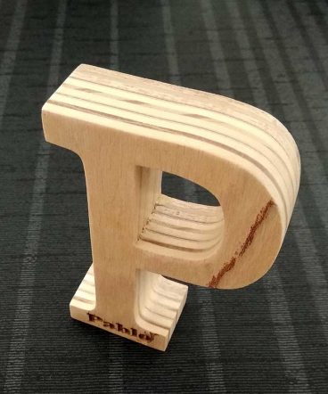 pablo grabado en letra p