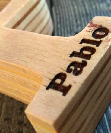 pablo grabado en letra p