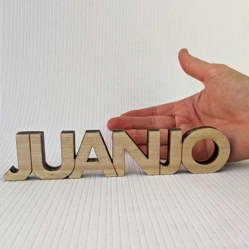 Juanjo nombre de madera - Imagen 3