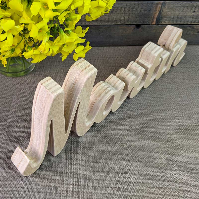 Martín nombre de madera natural - Imagen 4