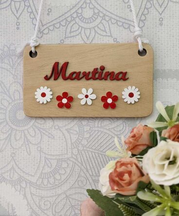 letrero personalizado con martina