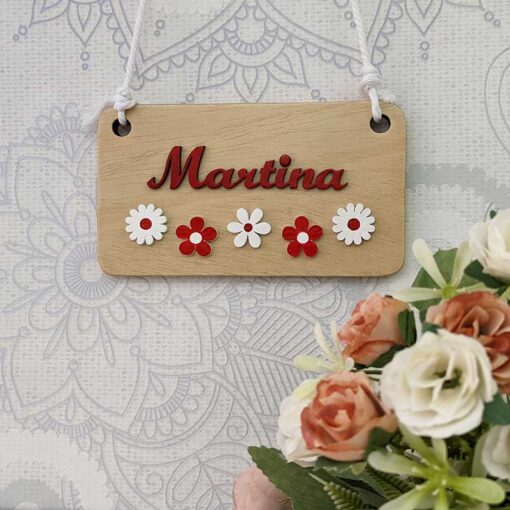 letrero personalizado con martina