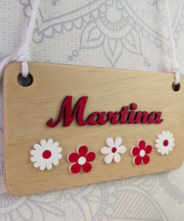letrero personalizado con martina