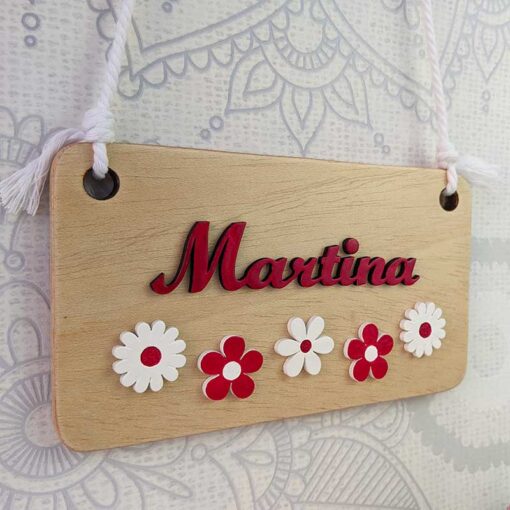 letrero personalizado con martina