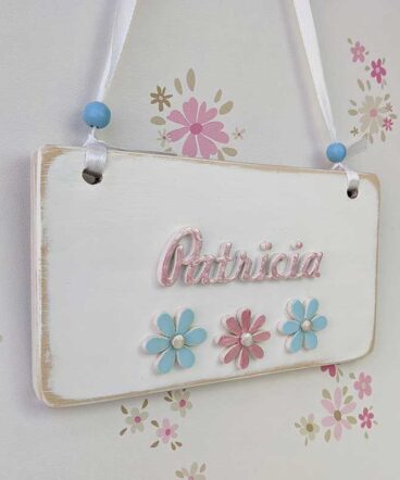 letrero blanco personalizale