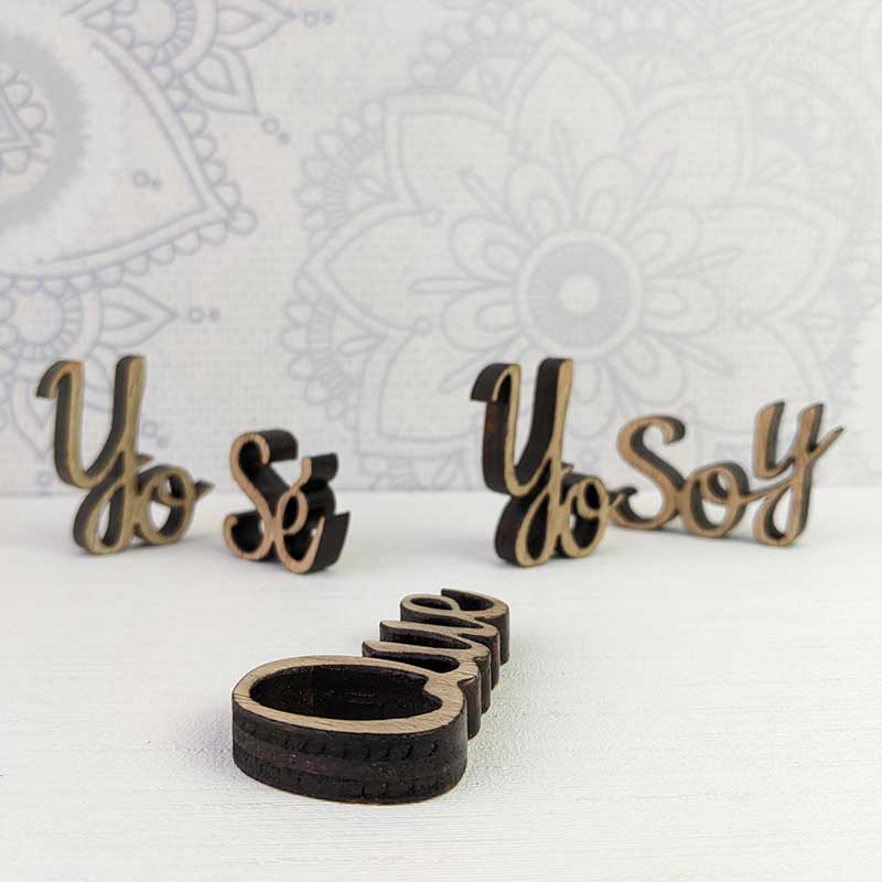 frase de madera yo sé que yo soy